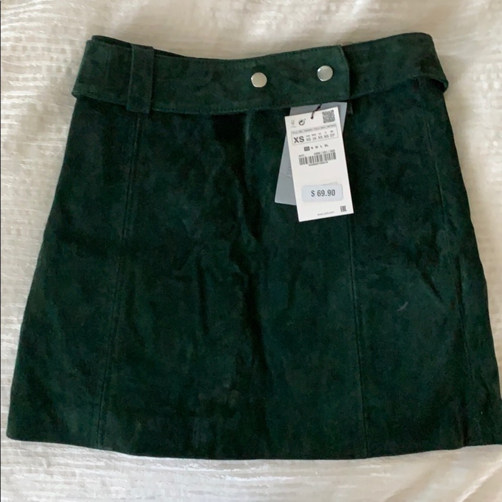 Zara Suede Mini Skirt